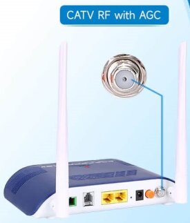 1GE+1FE+1POTS+CATV+Wi-Fi 4 ONU VSOL - 5