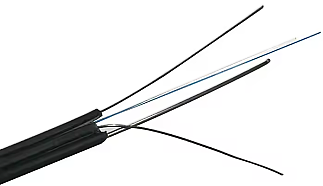 Fiber Çelik Askı Telli Drop Kablo (Gri A2) 2 Core 2000 Metre - 2