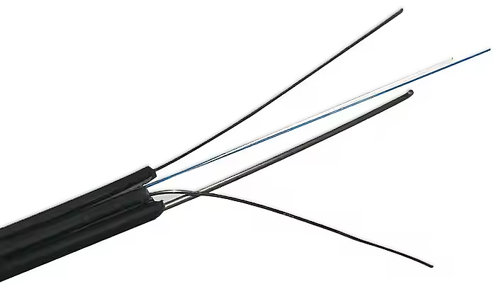 Fiber Çelik Askı Telli Drop Kablo (Gri A2) 2 Core 2000 Metre - 2