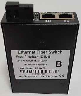 FİBERDEN 8 PORT FULL GİGABİT SWİTCH SET (MEDİA CONVERTÖRLER 2RJ45 ÇIKIŞLI) - 2