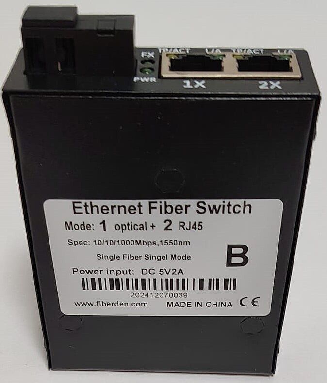 FİBERDEN 8 PORT FULL GİGABİT SWİTCH SET (MEDİA CONVERTÖRLER 2RJ45 ÇIKIŞLI) - 2