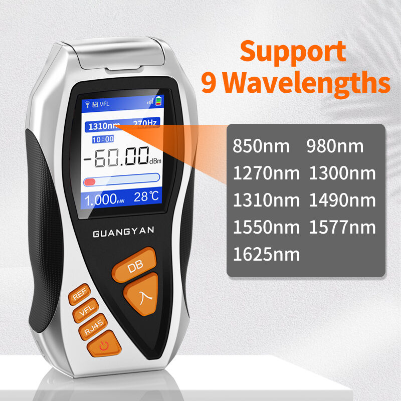 GUANGYAN Y9 İŞLEVLİ FİBER OPTİK GÜÇ ÖLÇER OPM + VFL +LAZER - 3
