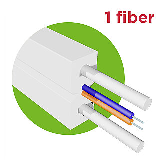 Fiber Drop Kablo Bina İçi 1 Core 1x1 2.0mmX3.0mm - fiberden