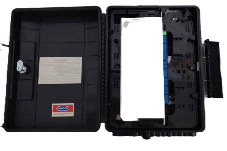 DAĞITIM KUTUSU (1/32 APC SPLİTTER İÇİNDE ÇAKILI) SİYAH - 1