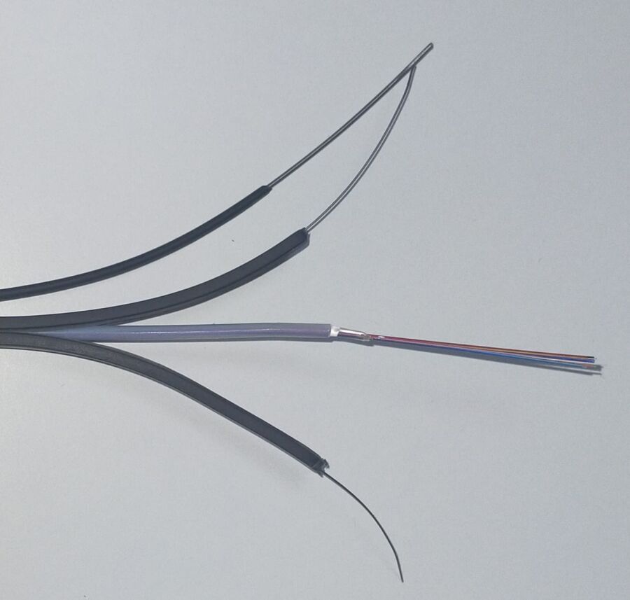 Fiber Optik Askı Telli Drop Kablo 12 Core (Tüplü) 1000 metre - 4