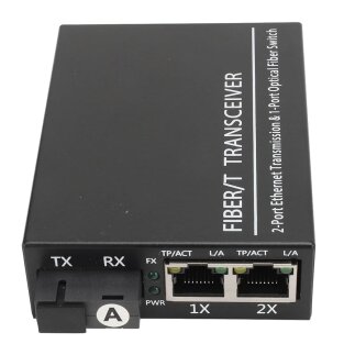 MEDİA CONVERTER 1 SC 2 RJ45 - fiberden