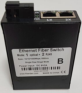 MEDİA CONVERTER GİGABİT 1 SC 2 RJ45 (B VERSİYON) - fiberden