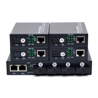 Fiber Optik Set 4 Port SC (Full Gigabit) - fiberden