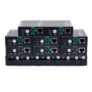 Fiber Optik Set 8 Port SC (Full Gigabit) - fiberden