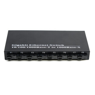 Fiber Optik Switch 8 Port SC (Full Gigabit) - fiberden