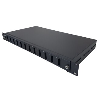 Fiber Patch Panel 12 Port Boş 19″ 1U - fiberden