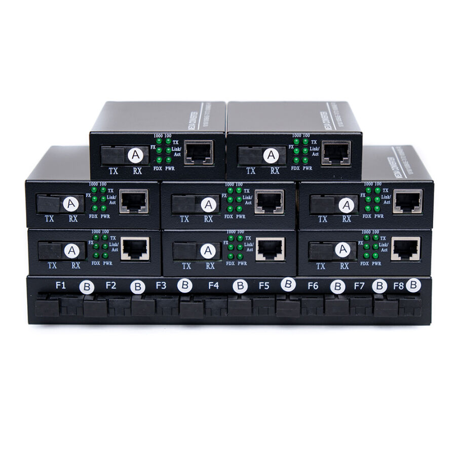Fiber Optik Set 8 Port SC (Full Gigabit) - 1