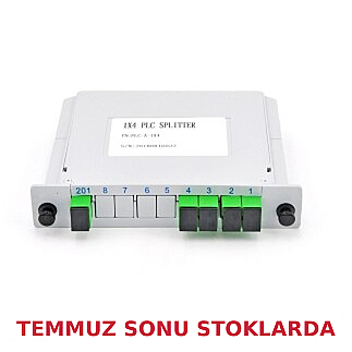 PLC Splitter Kaset Tipi-1/4-SC/APC - fiberden